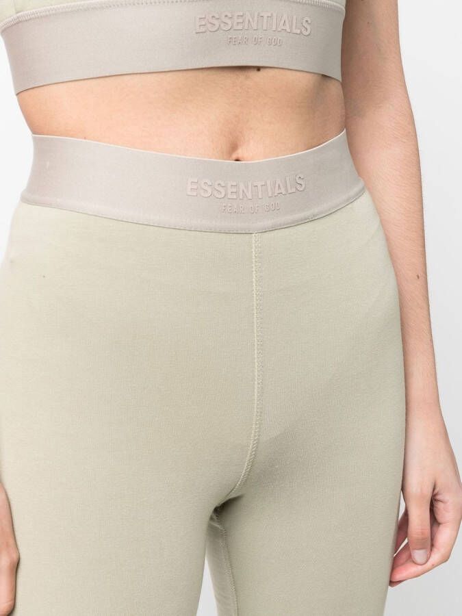 FEAR OF GOD ESSENTIALS Legging met logoband Groen