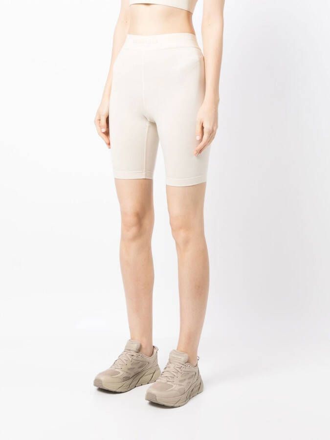 FEAR OF GOD ESSENTIALS Shorts van stretch katoen Beige
