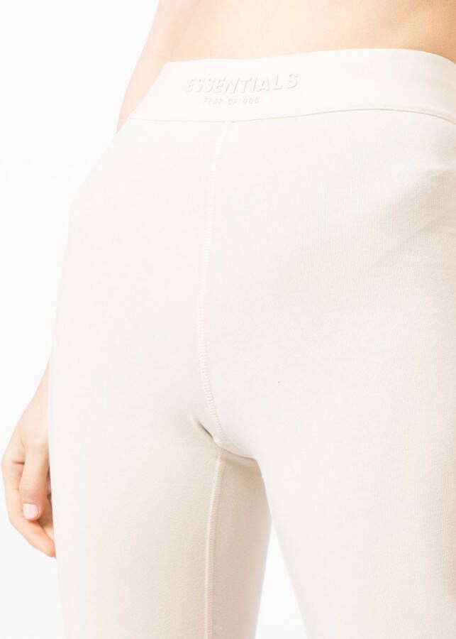FEAR OF GOD ESSENTIALS Shorts van stretch katoen Beige