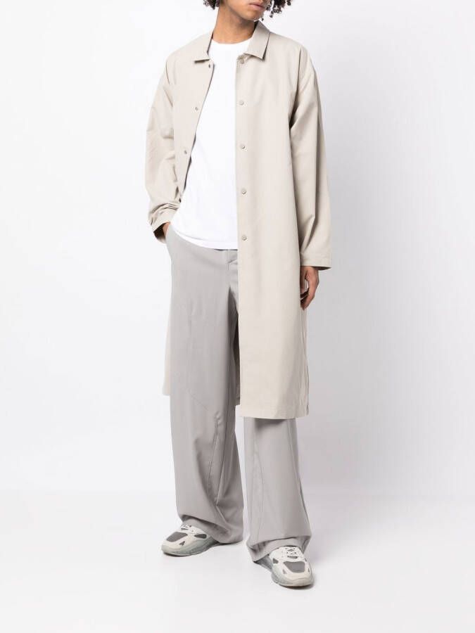FEAR OF GOD ESSENTIALS Trenchcoat van knopen Grijs