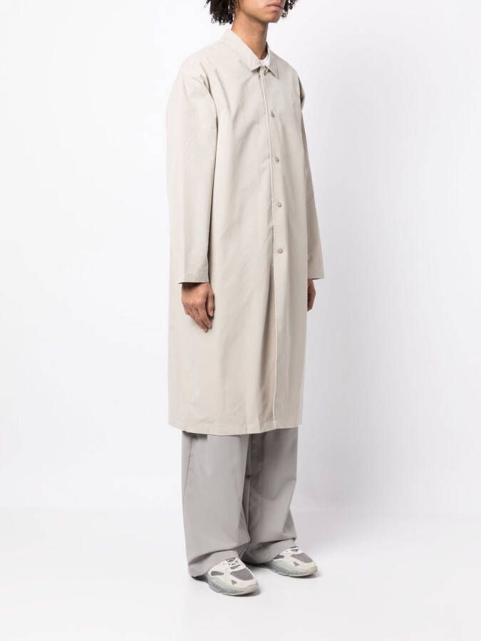 FEAR OF GOD ESSENTIALS Trenchcoat van knopen Grijs