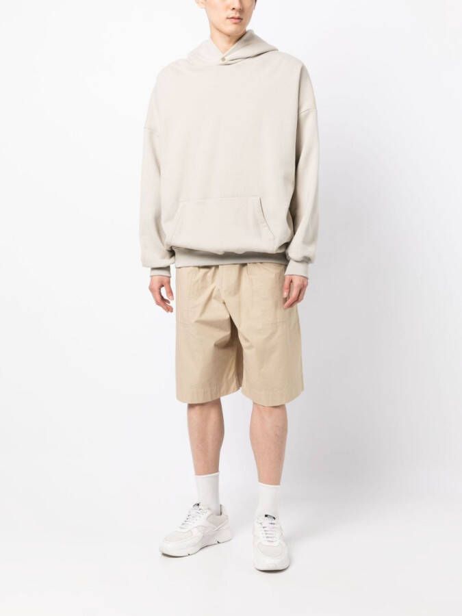 Fear Of God Hoodie met verlaagde schouders Beige