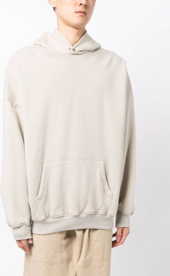 Fear Of God Hoodie met verlaagde schouders Beige