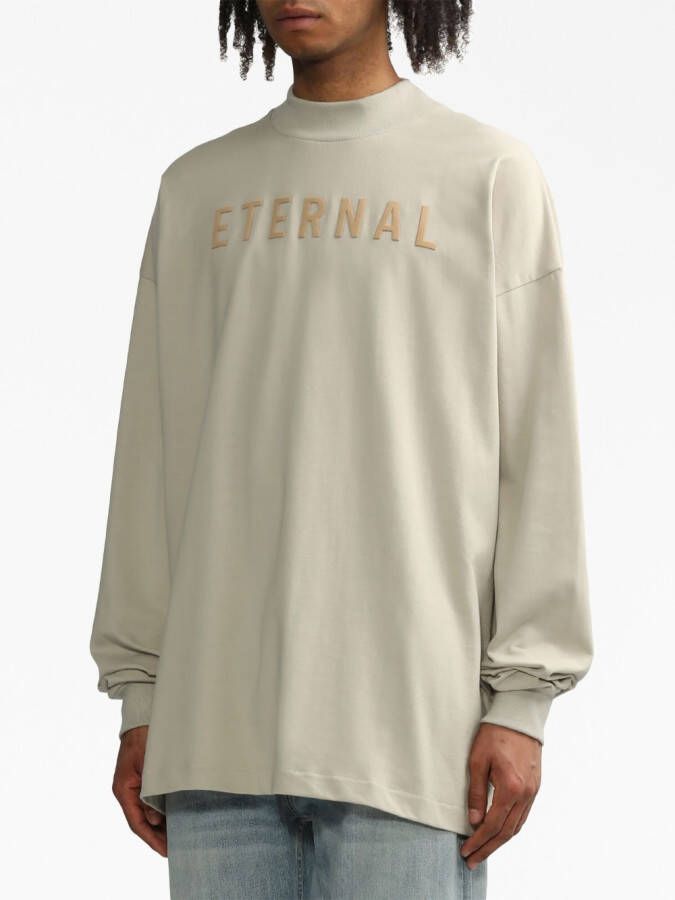 Fear Of God Sweater met geborduurd logo Beige