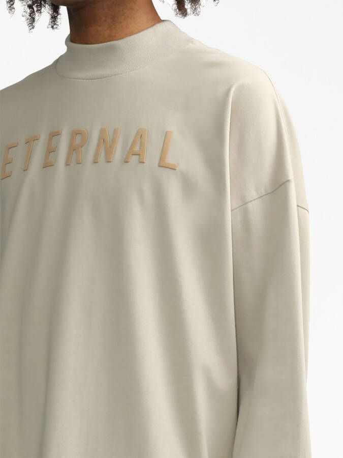 Fear Of God Sweater met geborduurd logo Beige