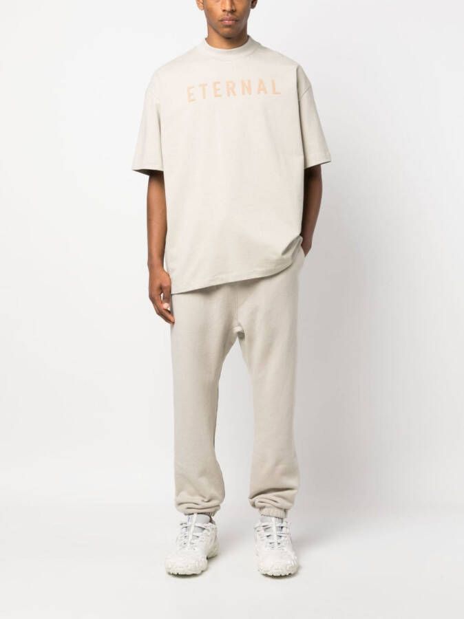 Fear Of God Trainingsbroek met logopatch Beige