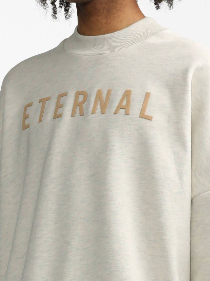 Fear Of God Sweater met logoprint Beige