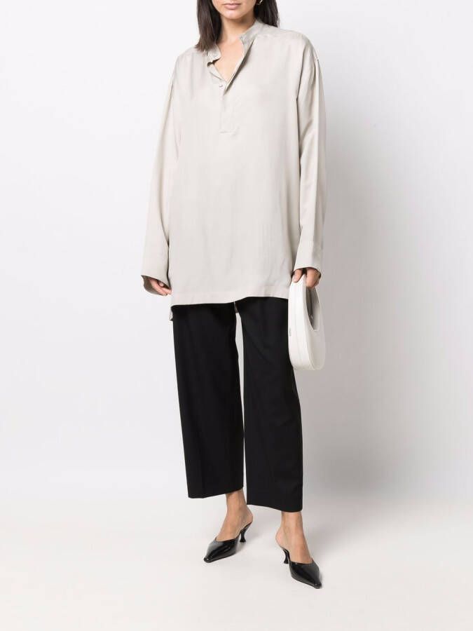 Fear Of God Overhemd van zijdemix Beige