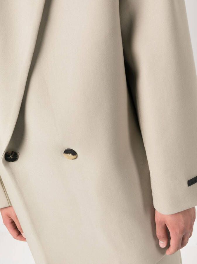 Fear Of God Blazer met enkele rij knopen Beige