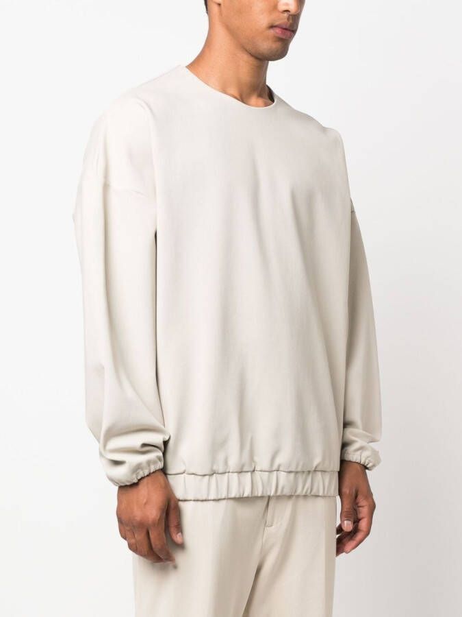 Fear Of God Sweater met elastische tailleband Grijs