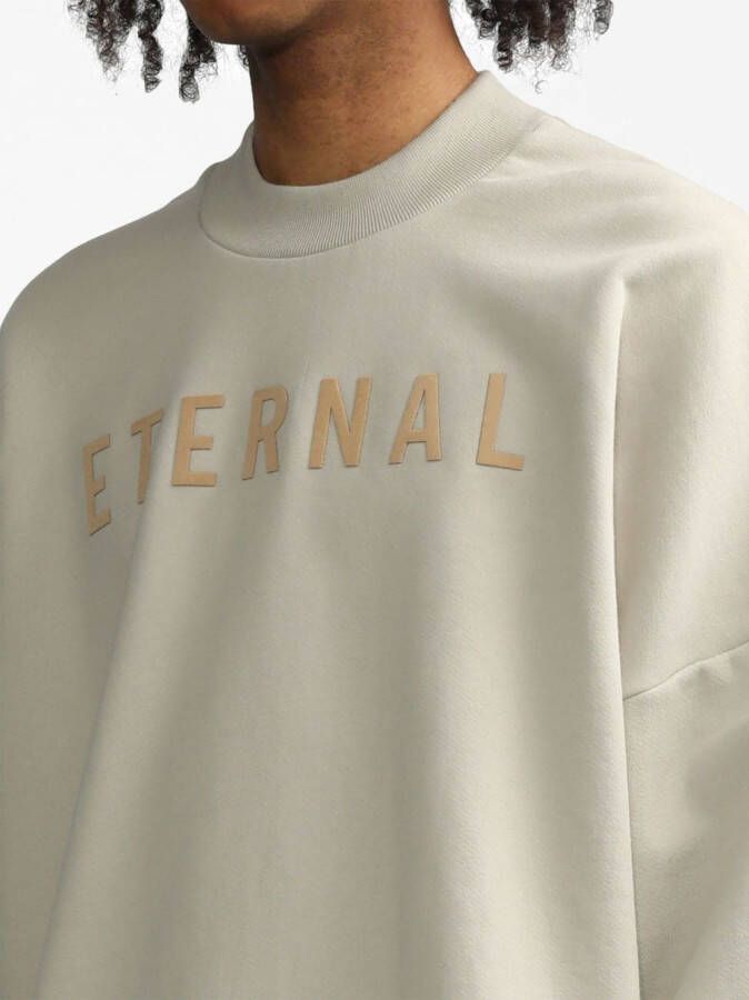Fear Of God Sweater met geborduurd logo Beige