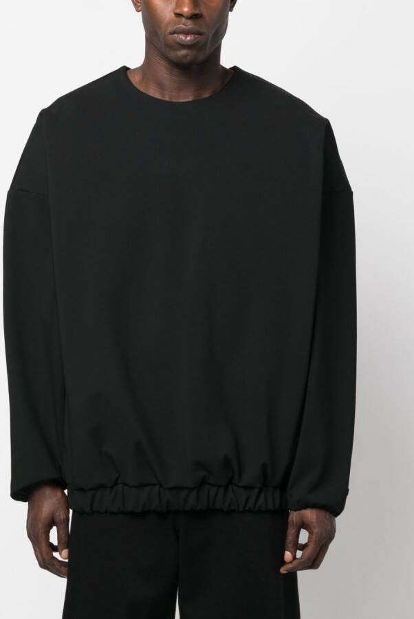 Fear Of God Sweater met verlaagde schouders Zwart