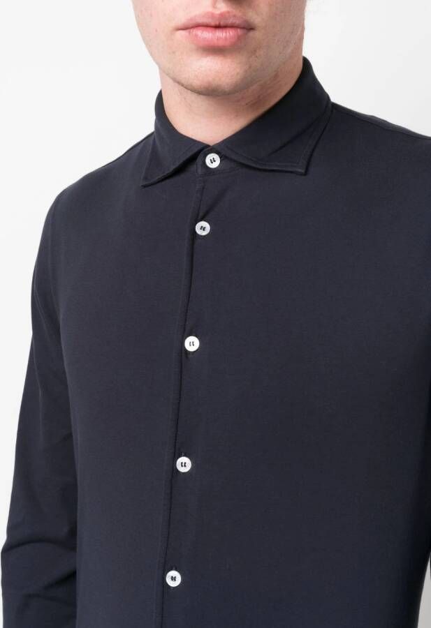 Fedeli Button-down overhemd Blauw