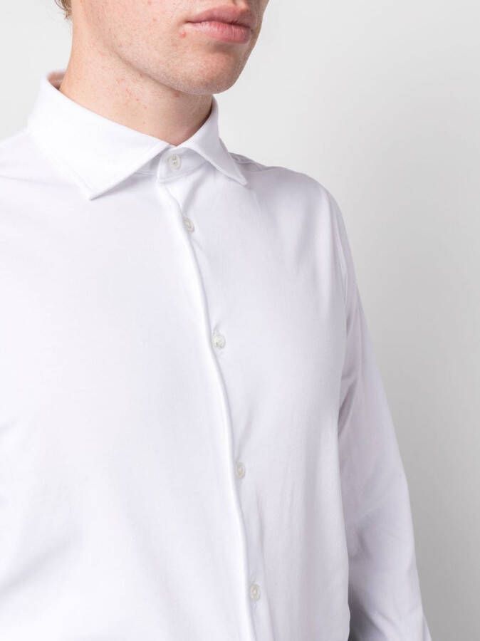 Fedeli Button-down overhemd Wit