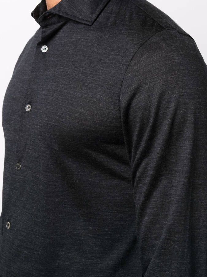 Fedeli Button-up overhemd Grijs