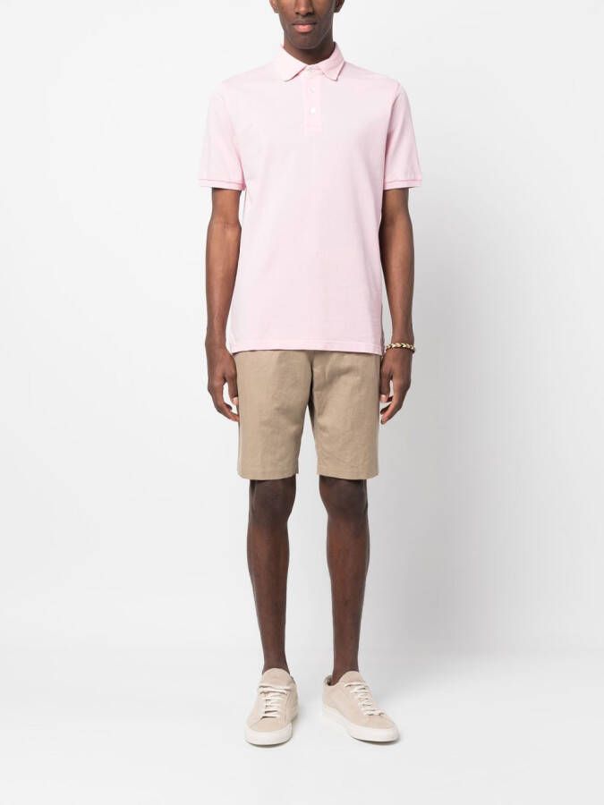 Fedeli Jersey poloshirt Roze