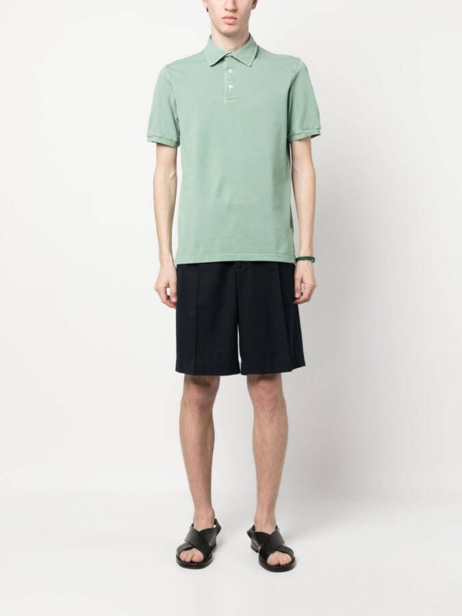 Fedeli Jersey poloshirt Groen