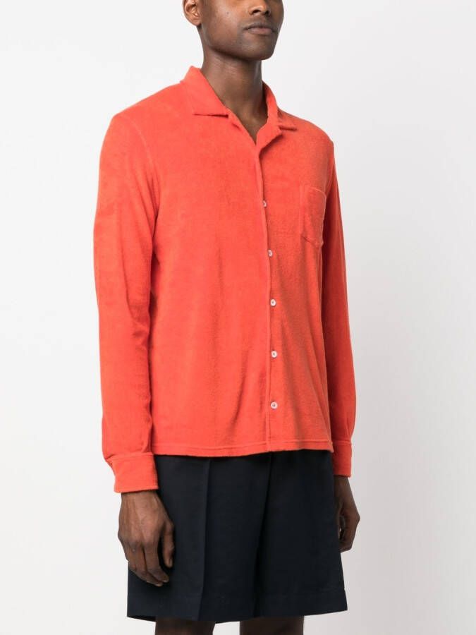 Fedeli Overhemd van badstof Oranje