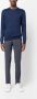 Fedeli Geribbelde trui Blauw - Thumbnail 2