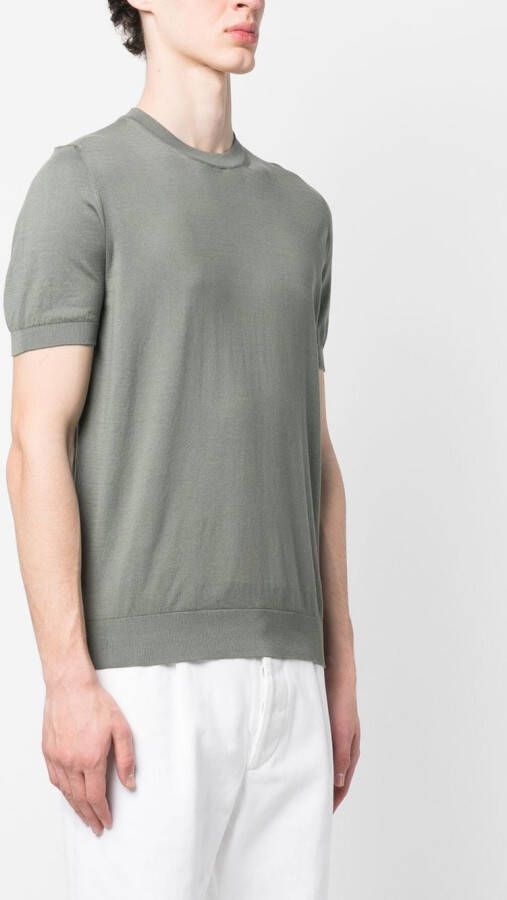 Fedeli T-shirt met ronde hals Groen