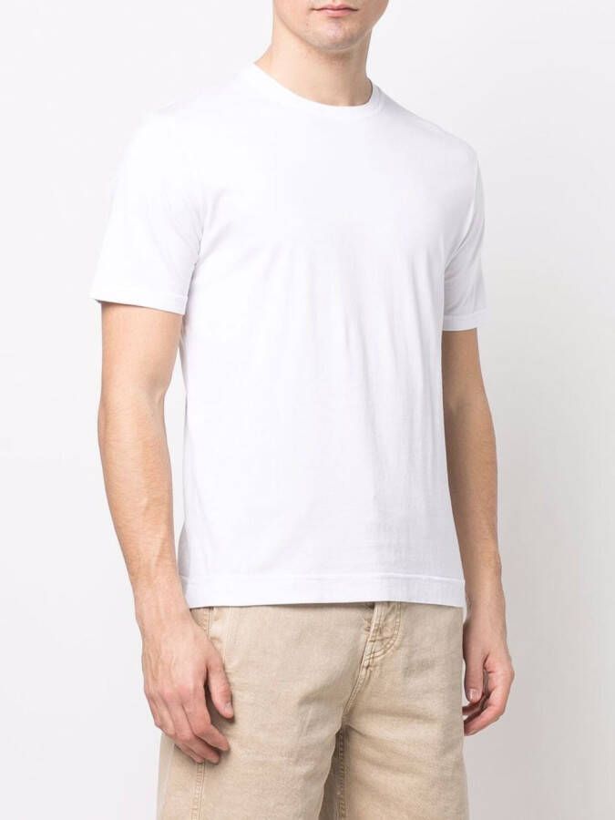 Fedeli T-shirt met ronde hals Wit