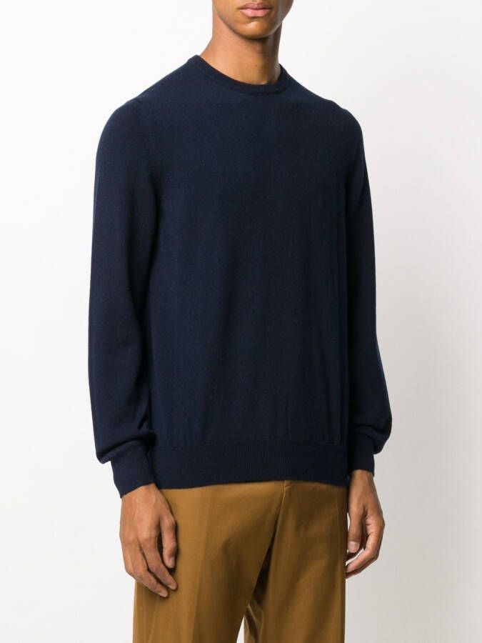 Fedeli Trui met ronde hals Blauw
