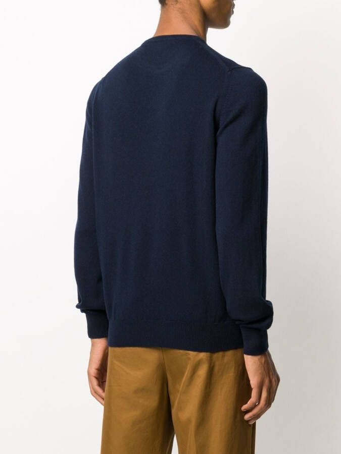 Fedeli Trui met ronde hals Blauw