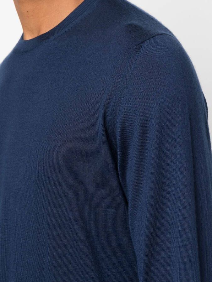 Fedeli Trui met ronde hals Blauw