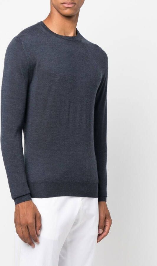 Fedeli Trui met ronde hals Blauw