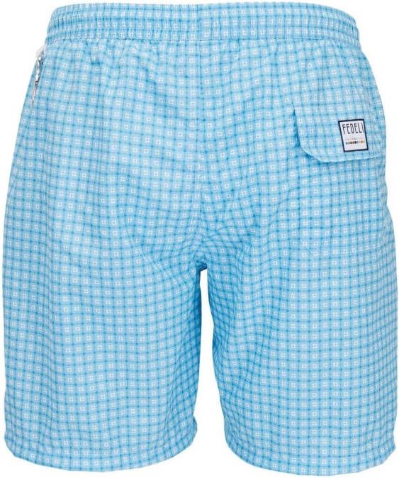 Fedeli Zwembroek met trekkoordtaille Blauw