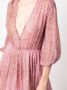 Federica Tosi Zijden jurk Roze - Thumbnail 5