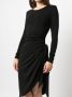 Federica Tosi Asymmetrische jurk Zwart - Thumbnail 5