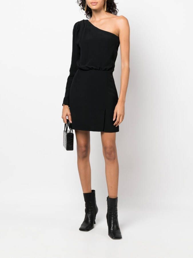 Federica Tosi Asymmetrische mini-jurk Zwart
