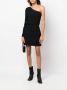 Federica Tosi Asymmetrische mini-jurk Zwart - Thumbnail 2