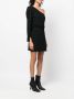 Federica Tosi Asymmetrische mini-jurk Zwart - Thumbnail 3