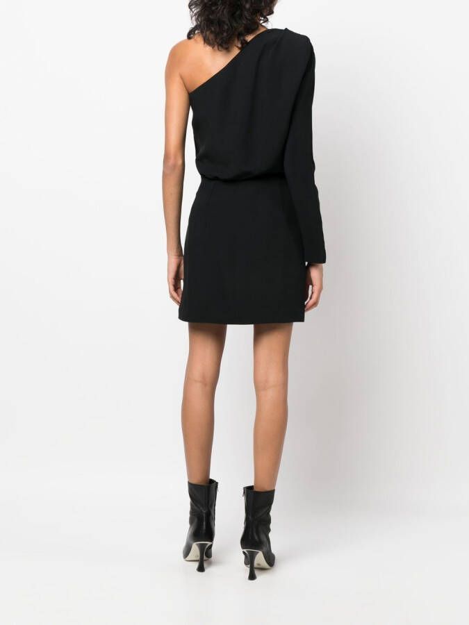 Federica Tosi Asymmetrische mini-jurk Zwart