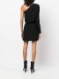Federica Tosi Asymmetrische mini-jurk Zwart - Thumbnail 4