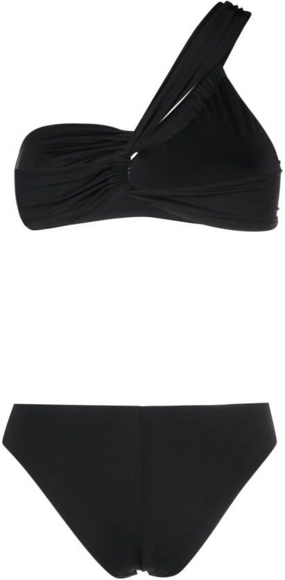 Federica Tosi Asymmetrische bikini Zwart