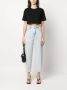 Federica Tosi Cropped T-shirt Zwart - Thumbnail 2