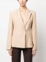 Federica Tosi cut-out-tailored blazer Beige - Thumbnail 3
