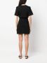 Federica Tosi Mini-jurk met getailleerde taille Zwart - Thumbnail 4
