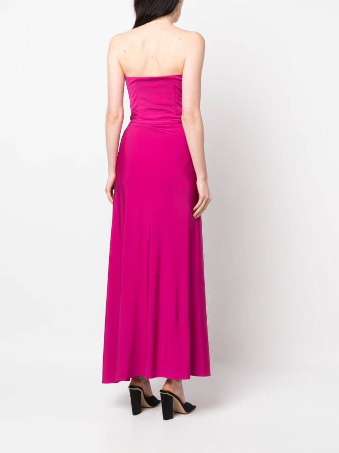 Federica Tosi Strapless jurk Roze