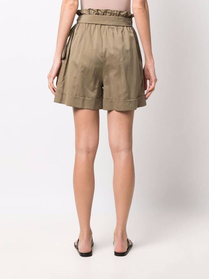 Federica Tosi High waist shorts Groen