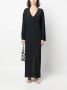 Federica Tosi Maxi-jurk met V-hals Zwart - Thumbnail 2