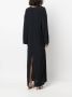 Federica Tosi Maxi-jurk met V-hals Zwart - Thumbnail 4