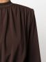 Federica Tosi Mini-jurk met gesmokt detail Bruin - Thumbnail 5