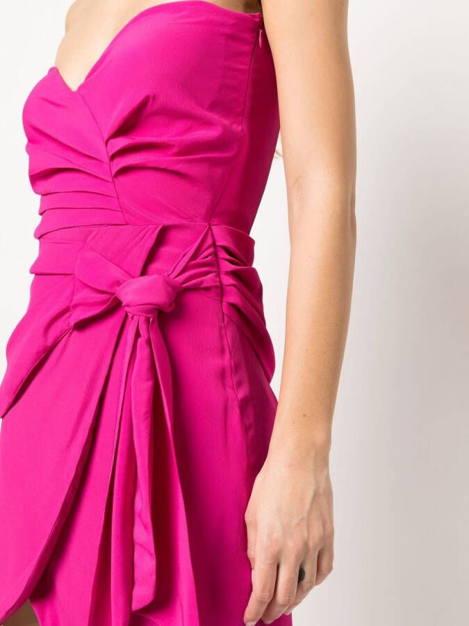 Federica Tosi Mini-jurk met ruche Roze