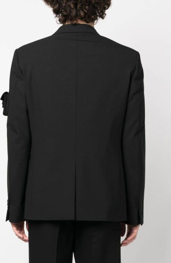 FENDI Blazer met zak detail Zwart