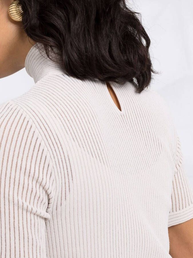 FENDI Cropped top Beige