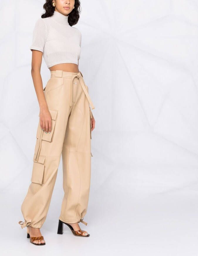 FENDI Cropped top Beige